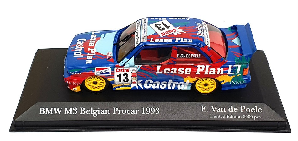 Minichamps 1/43 Scale 434 932013 - BMW M3 Belgian Procar 1993 #13 Van de Poele