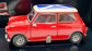 Solido 1/18 Scale Diecast 8022-1 - Mini Cooper S 1964 - Red/White Scottish Flag