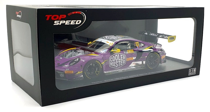 Top Speed 1/18 Scale TS0551 - Porsche 911 GT3 R #27 2023 FIA GT 70th Macau GP