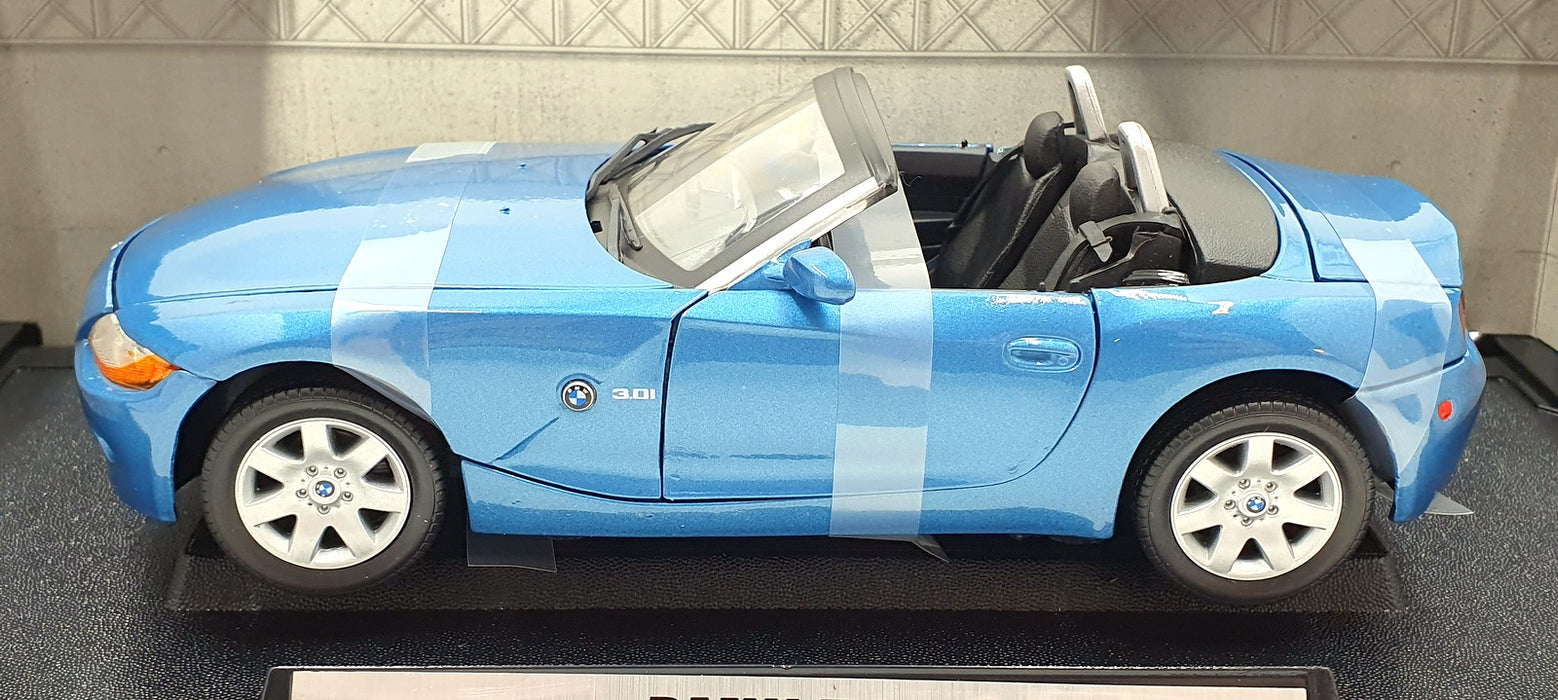 Motor Max 1/18 Scale Diecast 73144 - BMW Z4 Roadster - Blue
