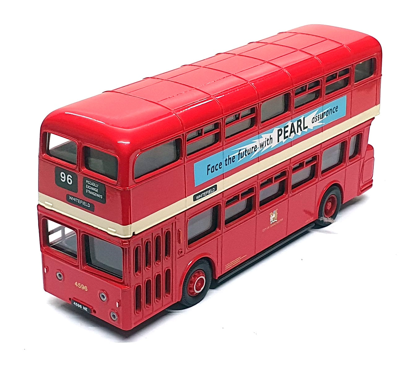 Corgi 1/50 Scale 97826 - Daimler Fleetline DD Bus Manchester Corp. Rt. 96 - Red