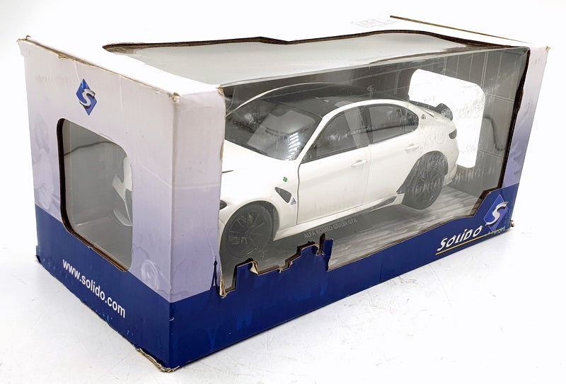 Solido 1/18 Scale Diecast S1806903 Alfa Romeo Giulia GTA 2022 - White