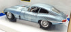 Burago 1/18 Scale Diecast 18-12044 - Jaguar E Type Coupe 1961 - Silver/Blue