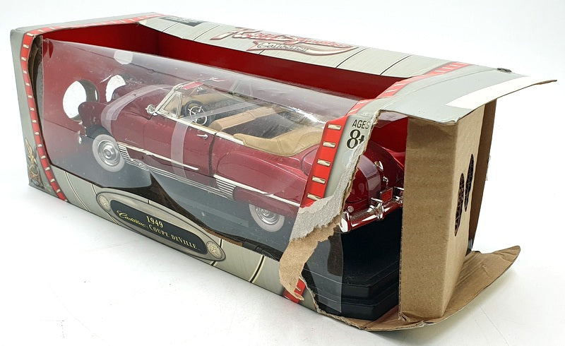 Road Signature 1/18 Scale Diecast 92308 - 1949 Cadillac Coupe De Ville - Red