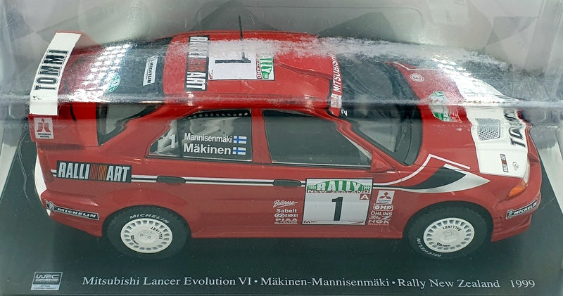 Hachette 1/24 Scale G113U014 Mitsubishi Lancer EVO VI New Zealand 1999 Makinen