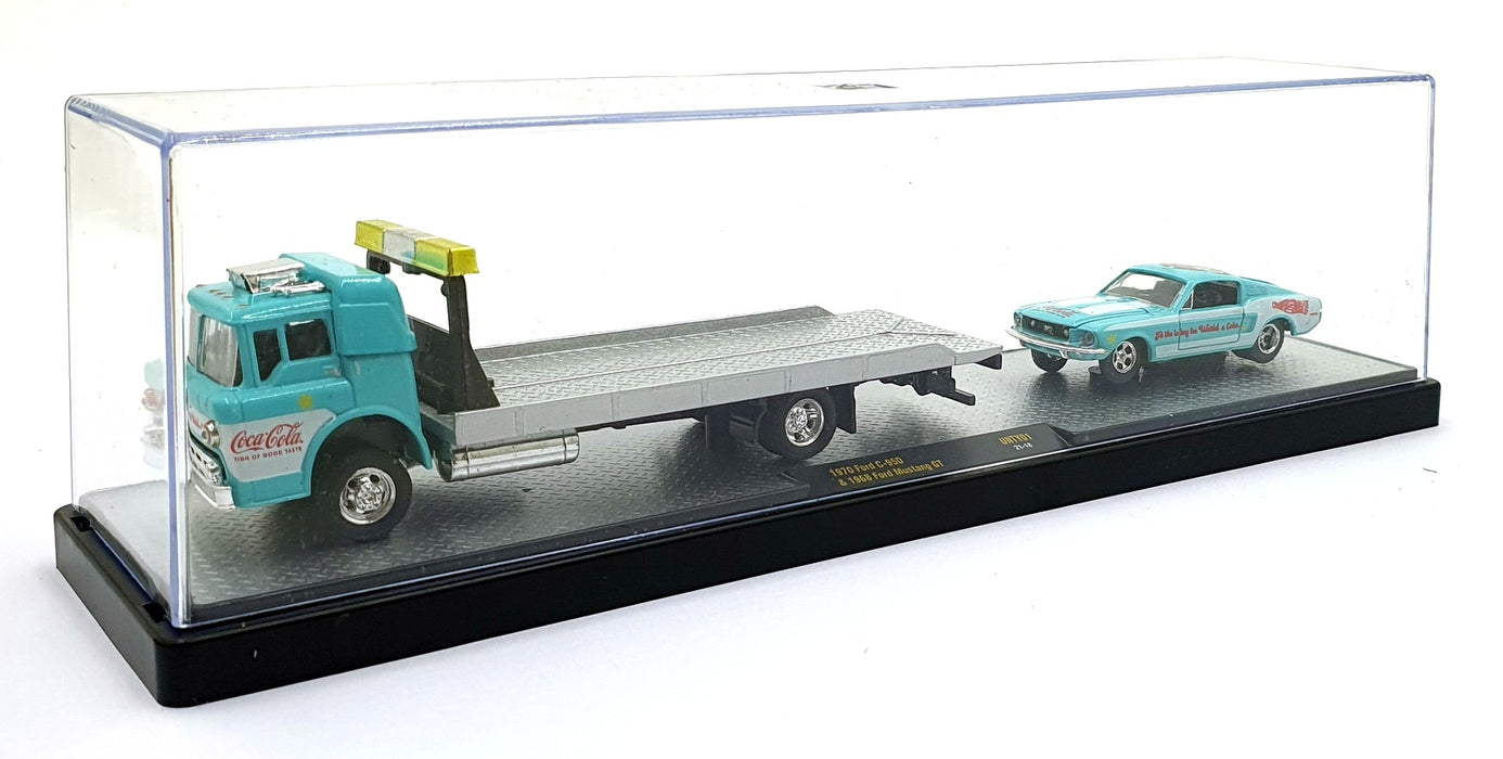 Castline M2 Machines 1/64 Scale UNTY01 - 1970 Ford C-950 & Mustang GT Turquoise