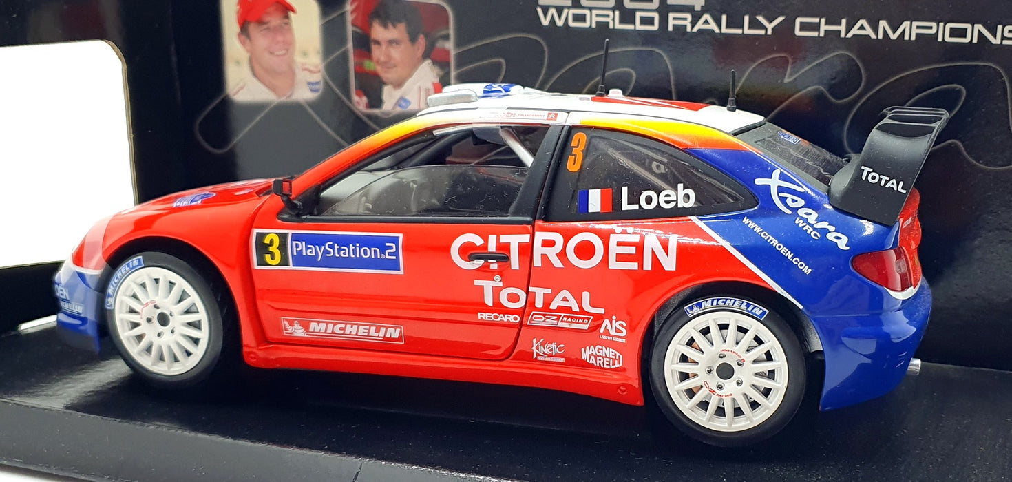 Solido 1/18 Scale Diecast 9054 - Citroen Xsara T.D.Corse 2004 S.Loeb #3