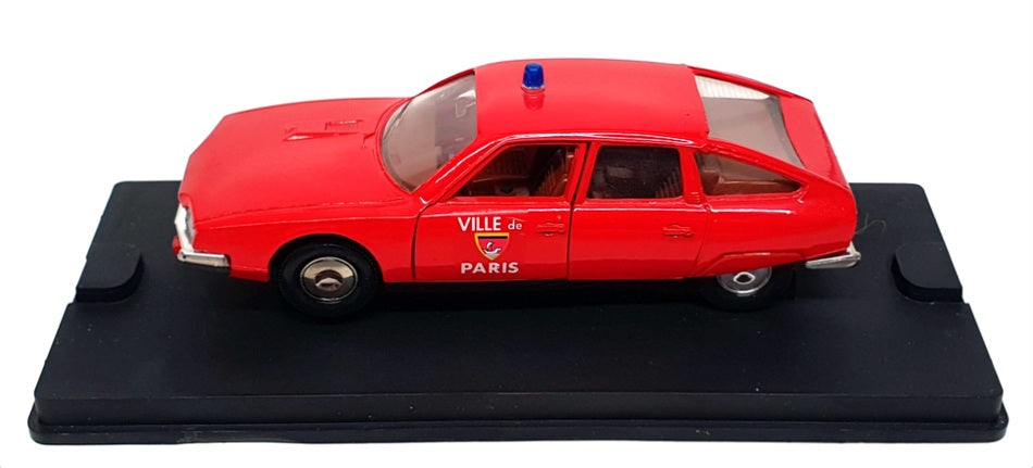 Verem 1/43 Scale 199 - Citroen CX Break Pompiers Ville De Paris - Red