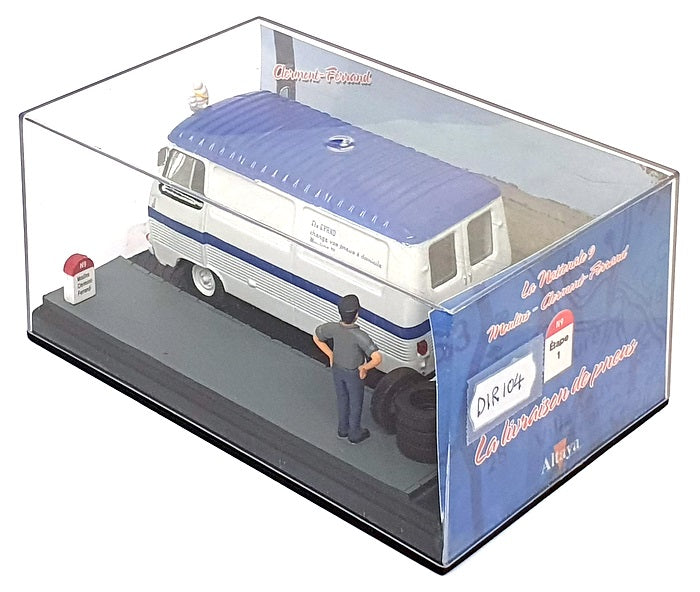 Altaya La Route Bleue 1/43 Scale DIR104 - Peugeot J7 Van Diorama - White/Blue