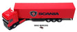 Joal 1/50 Scale Diecast 385 - Scania R Topline Truck & Trailer - Red
