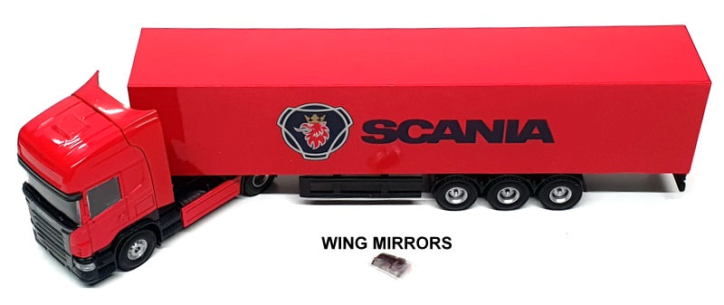 Joal 1/50 Scale Diecast 385 - Scania R Topline Truck & Trailer - Red