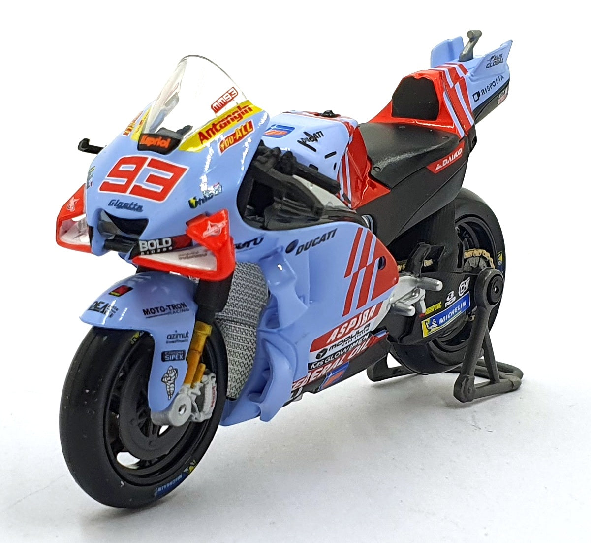 Maisto 1/18 Scale Diecast 36399 - Ducati Team Gresini Racing #93 Moto GP 2024