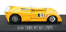 Solido 1/43 Scale Diecast 2424 - Lola T280 #61 Le Mans 1973 - Yellow