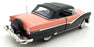 Auto World 1/18 Scale AMM1270 - 1956 Ford Fairlane Sunliner - Pink/Black