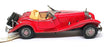 Franklin Mint 1/24 Scale 22725B - 1935 Mercedes Benz 500k Special Roadster - Red