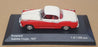 Whitebox 1/43 Scale WB128 - 1957 Borgward Isabella Coupe - Red/White