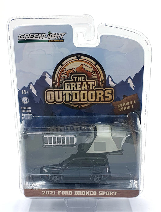 Greenlight 1/64 Scale 38010-F - 2021 Ford Bronco Sport - Black