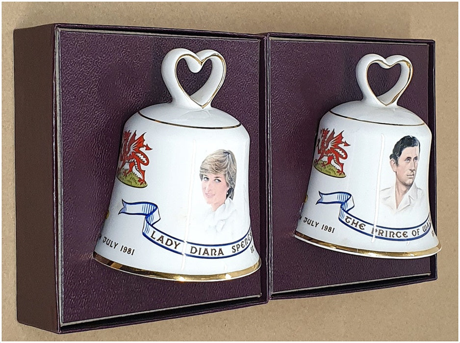 Royal Albert RA02 - Prince Charles & Lady Diana Spencer Bone China Bells 1981