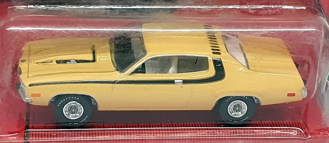 Auto World 1/64 Scale AWSP002 - 1974 Plymouth Road Runner - Yellow
