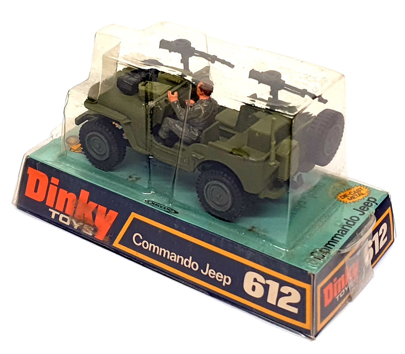 Dinky Toys Original Diecast 612 - Commando Jeep - Green