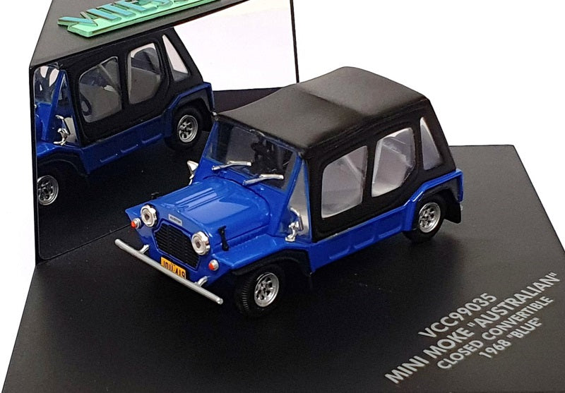 Vitesse 1/43 Scale VCC99035 - 1968 Mini Moke Australian Closed Convertible Blue