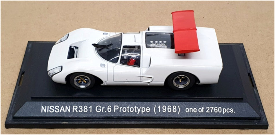 Ebbro 1/43 Scale 43493 - 1968 Nissan R381 Gr.6 Prototype - White
