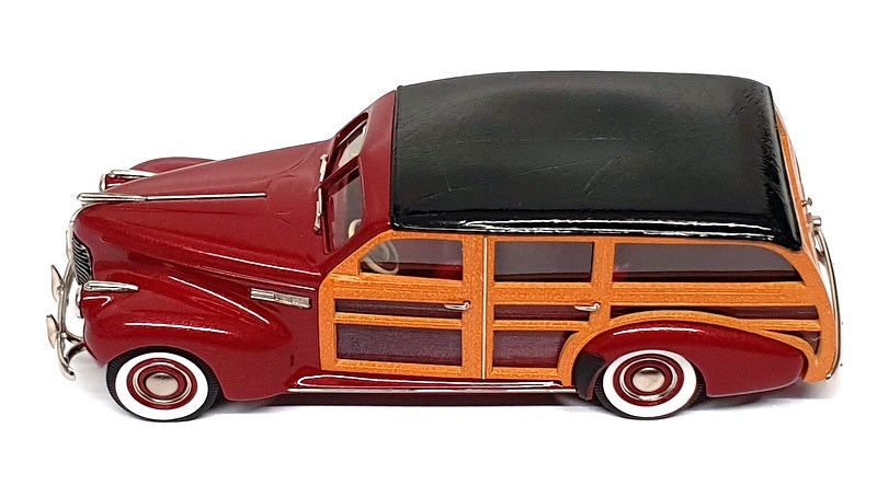 Brooklin Models 1/43 Scale BRK191 - 1940 Buick Super Est. Wagon M-59 - Maroon