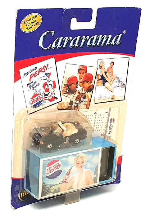Cararama 1/72 Scale 722C - Mercedes Benz SL500 (Pepsi Cola Tin Box) Black