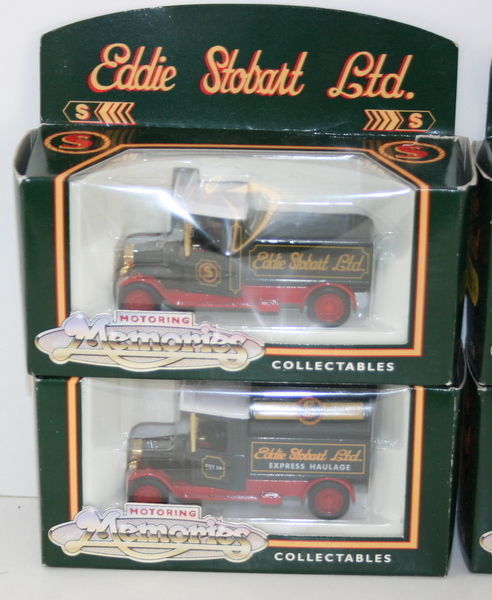 CORGI MOTORING MEMORIES 1/43 SCALE - EDDIE STOBART SET OF 4 VEHICLES - 61203