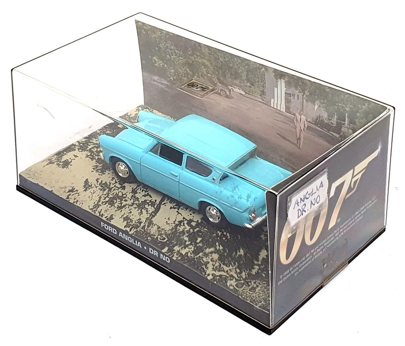 Fabbri 1/43 Scale - James Bond 007 Ford Anglia Dr. No - Lt. Blue