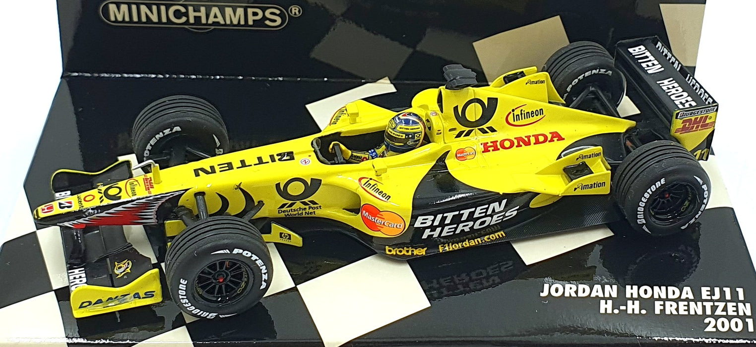 Minichamps 1/43 Scale 400 01001 - F1 Jordan Honda EJ11 2001 - H.H. Frentzen