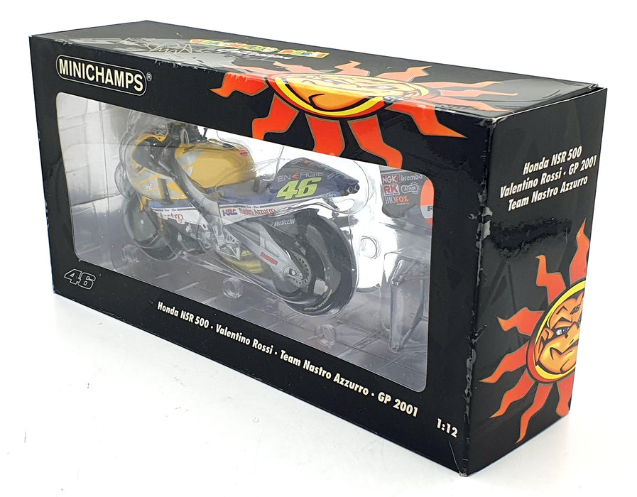 Minichamps 1/12 Scale 122 016146 - Honda NSR 500 V. Rossi 500cc GP 2001