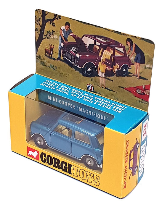 Corgi Toys 334 Reissue CD54321035 - Mini Cooper Magnifique - Met. Blue