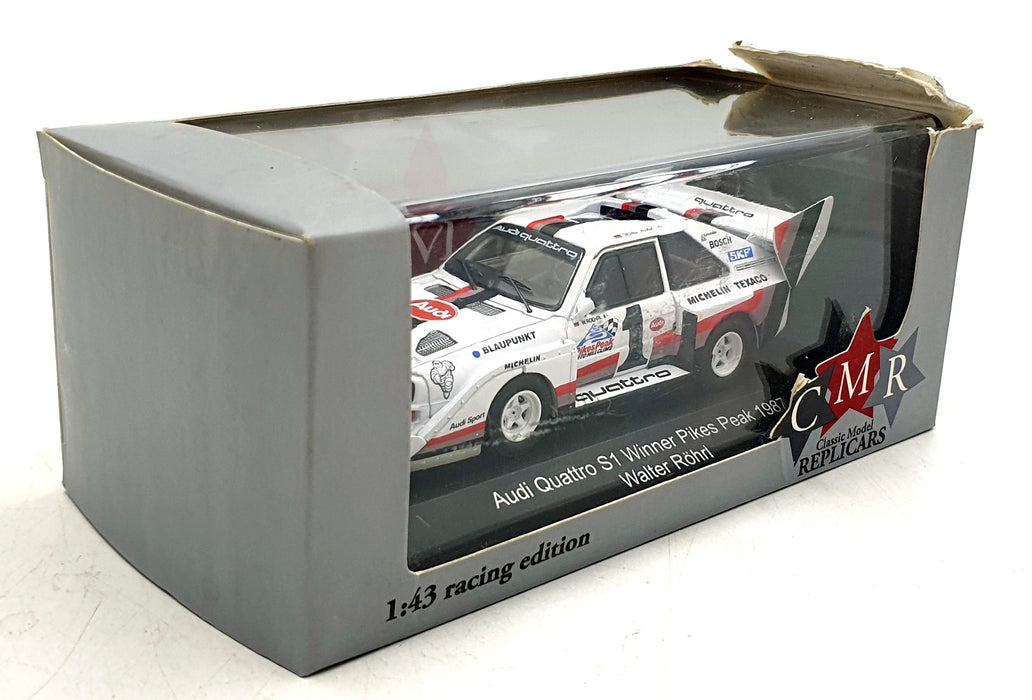 CMR 1/43 Scale WRC018 - Audi Quattro S1 Winner Pikes Peak 1987 #1 W.Rohrl