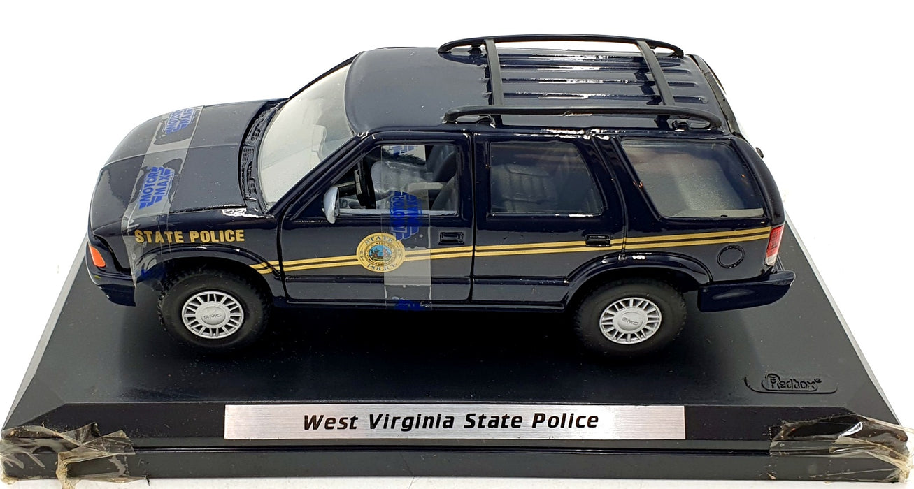 Motor Max 1/24 Scale 76400 - GMC Truck West Virginia State Police - Blue/Gold