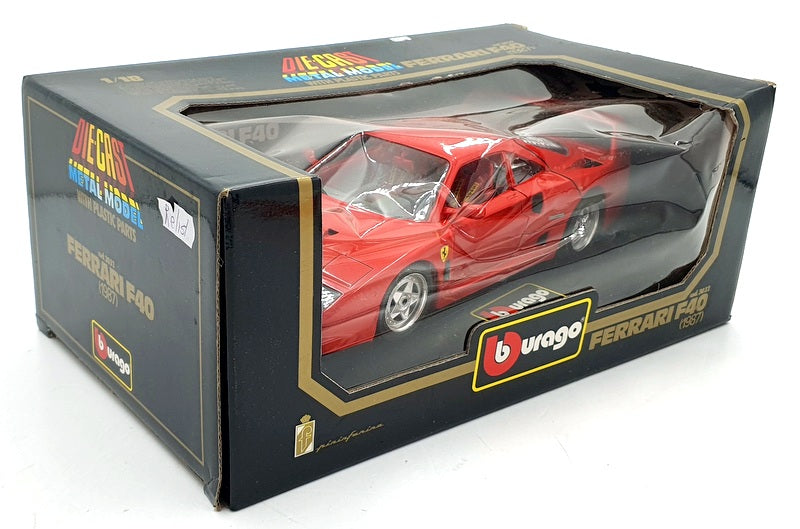 Burago 1/18 Scale Diecast 3032 - Ferrari F40 1987 - Red