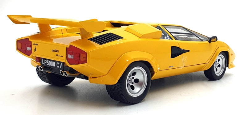 KK Scale 1/12 Scale KKDC120144 - Lamborghini Countach LP 5000S QV 1985 - Yellow