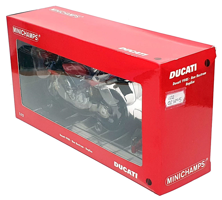 Minichamps 1/12 Scale 122 021295 - Ducati 998S #155 Ben Bostrom Replica