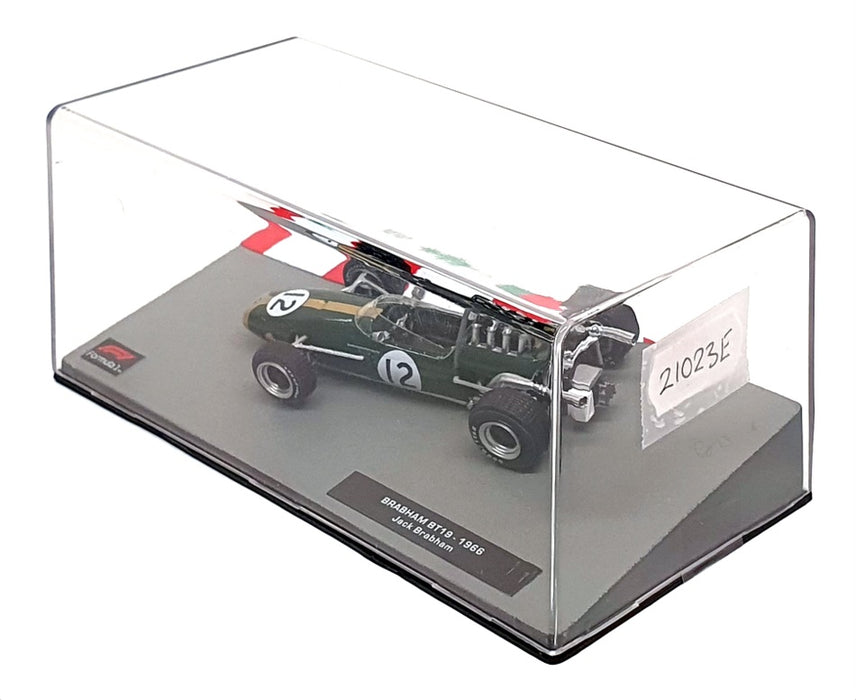 Ixo Altaya 1/43 Scale 21023E - F1 Brabham BT19 1966 - #12 Jack Brabham