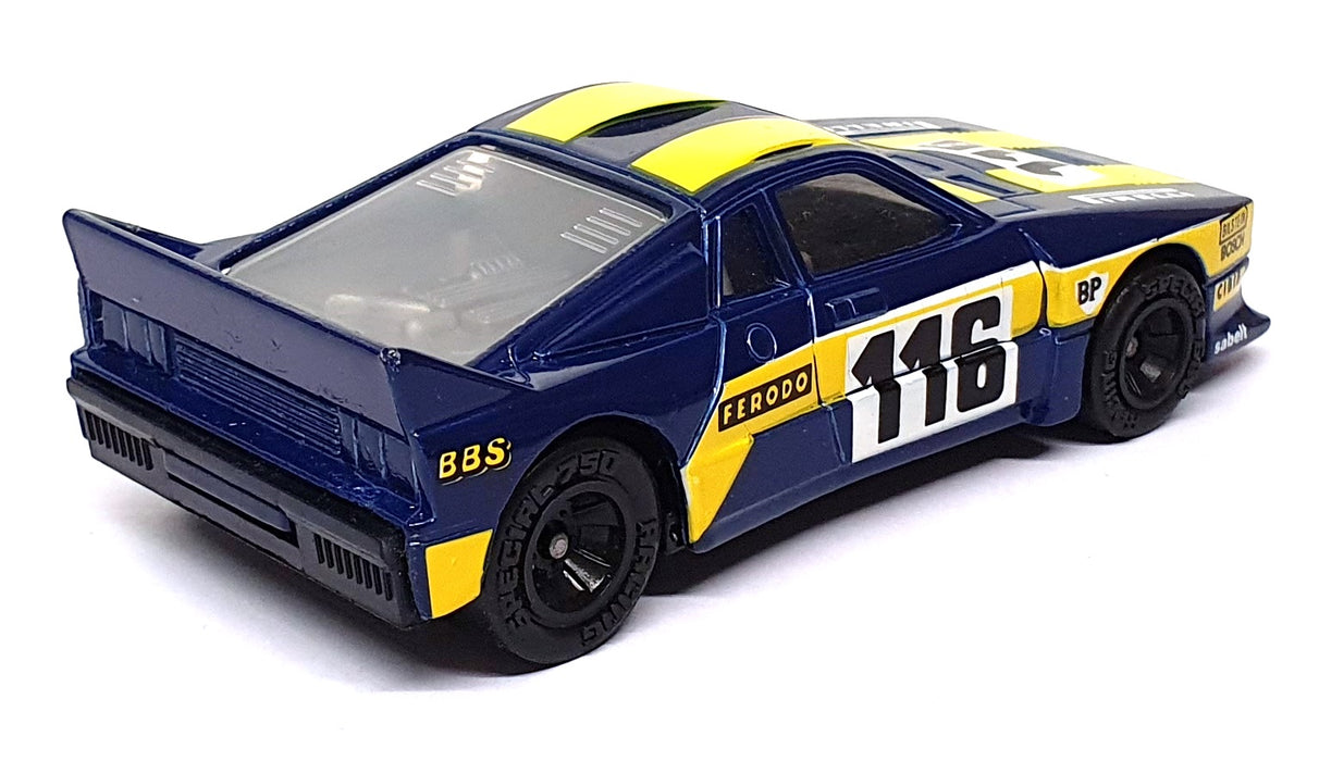 Matchbox 1/40 Scale Diecast KS-803 - Lancia Rally Car #116 - Blue/Yellow