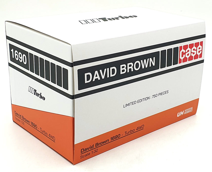 Universal Hobbies 1/32 Scale Diecast UH6755 - David Brown 1690 Turbo 4WD LE750