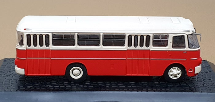 Atlas Editions 1/72 Scale 3 570 006 - 1959 Ikarus 620 Bus Coach - Red/White
