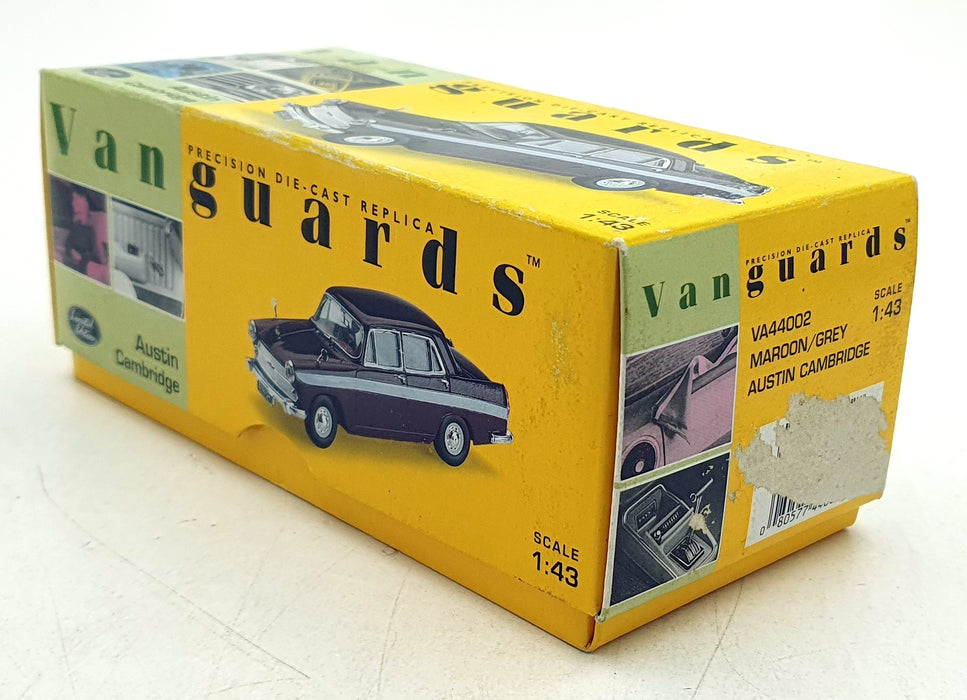 Vanguards 1/43 Scale Diecast VA44002 - 1961 Austin Cambridge - Maroon/Grey