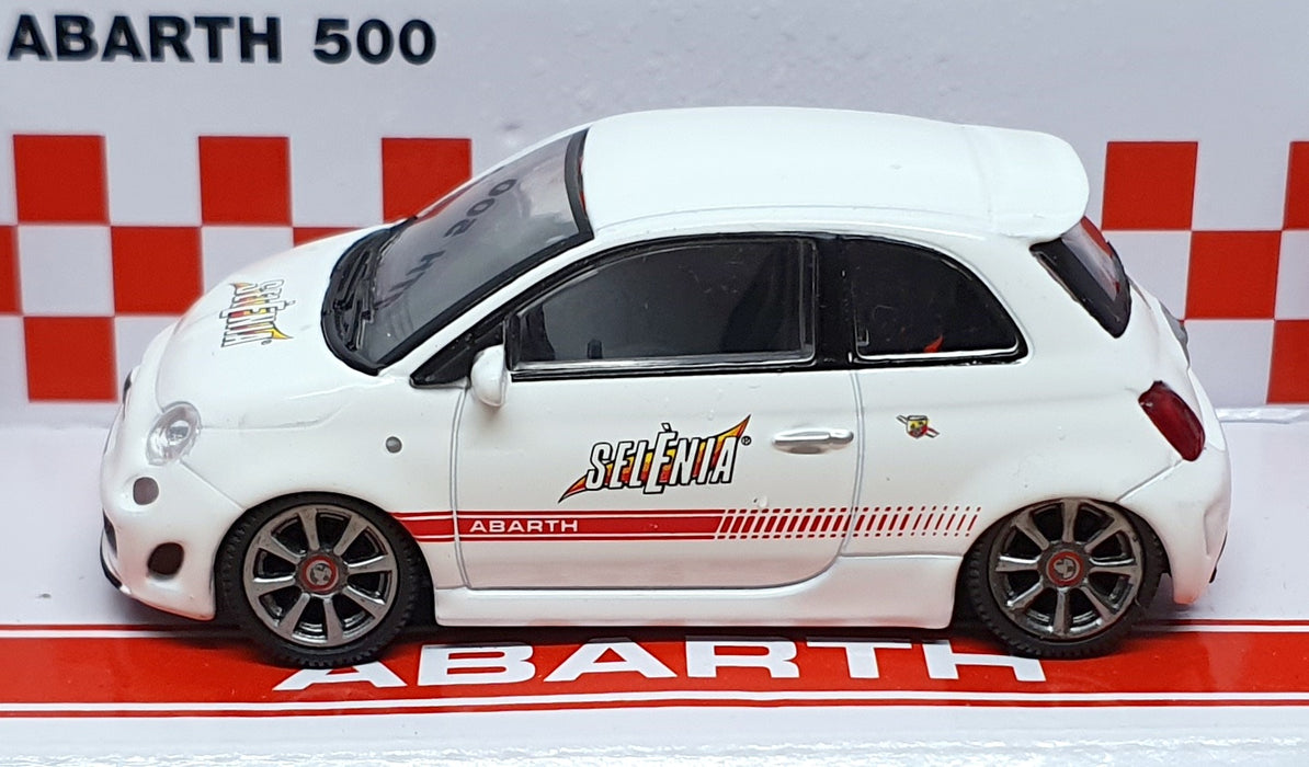 Mondo Motors 1/43 Scale Diecast 53109 - Fiat Abarth 500 - White