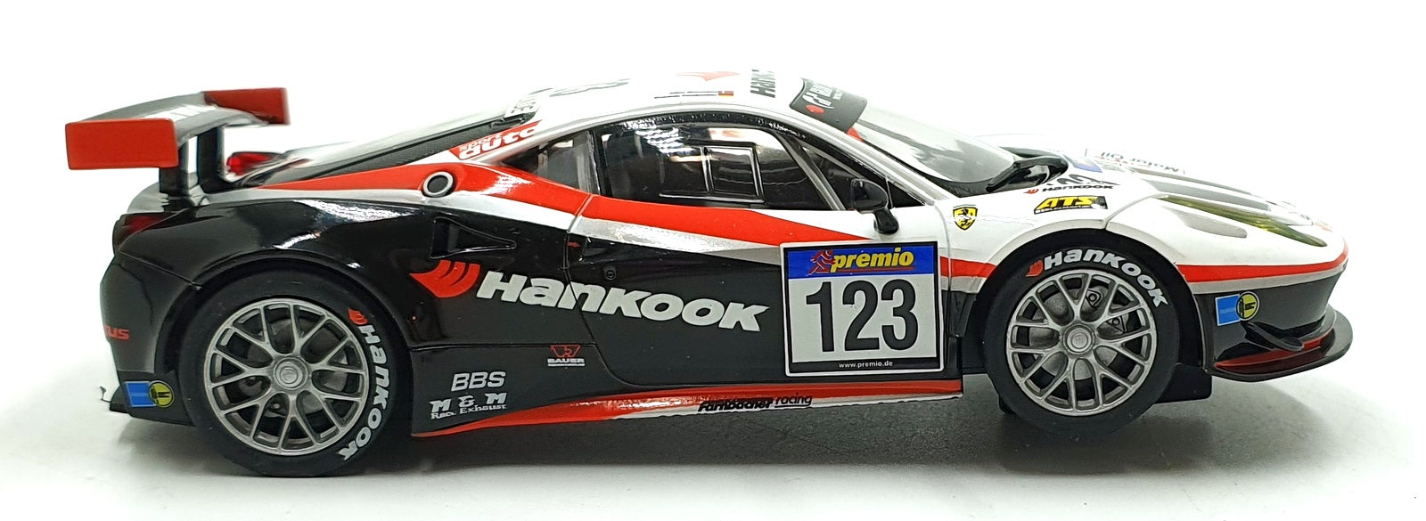 Carrera 1/32 Scale Slot Car 27384 - Ferrari 458 GT2 #123 Farnbacher 2011