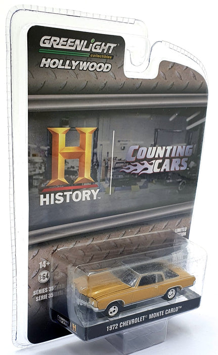 Greenlight 1/64 Scale 44950-D - 1972 Chevrolet Monte Carlo - Gold