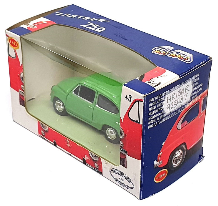 Hribar Otroci 1/43 Scale 923487 - Yugoslavian Zastava 750 Fiat - Green