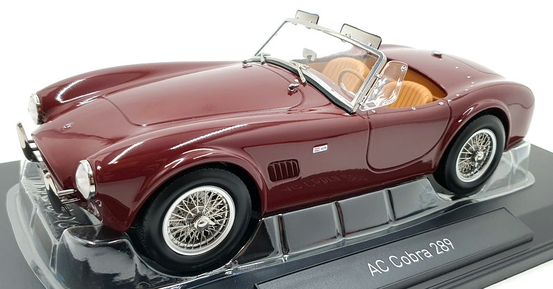 Norev 1/18 Scale Diecast 182758 - AC Cobra 289 1963 - Dark Red