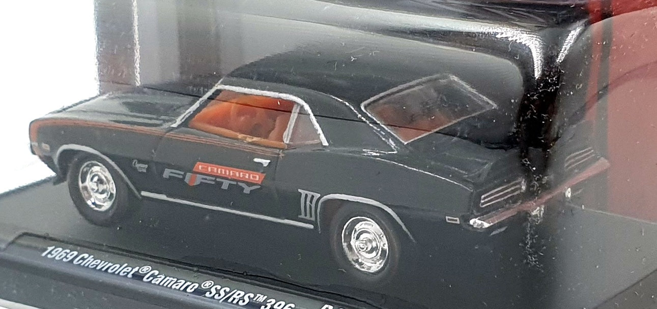 Castline M2 Machines 1/64 Scale 280526A - 1969 Chevrolet Camaro SS/RS 396 Black