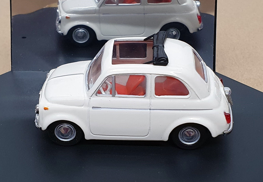 Vitesse 1/43 Scale Diecast 008 - 1960 Fiat 500D Tetto Aprible - White